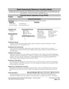 Rapid Assessment Reference Condition Model