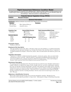 Rapid Assessment Reference Condition Model