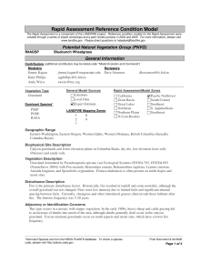 Rapid Assessment Reference Condition Model