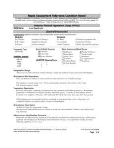 Rapid Assessment Reference Condition Model