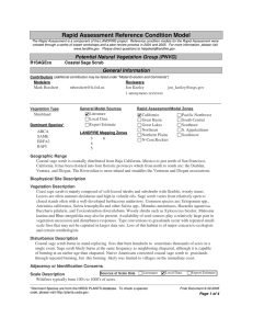Rapid Assessment Reference Condition Model