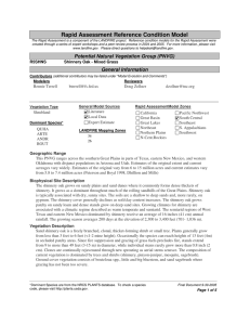 Rapid Assessment Reference Condition Model