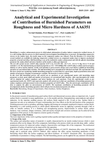 International Journal of Application or Innovation in Engineering &amp; Management... Web Site: www.ijaiem.org Email: Volume 4, Issue 5, May 2015