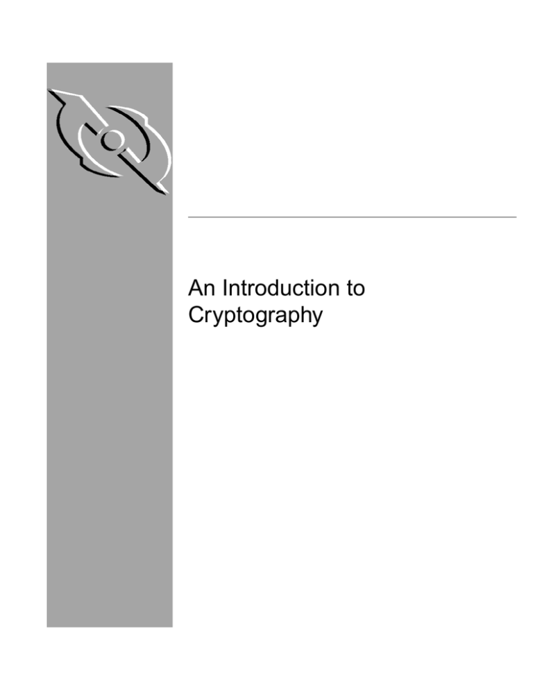 An Introduction To Cryptography