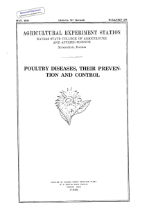 POULTRY  DISEASES,  THEIR  PREVEN- AND  CONTROL TION Historical Document