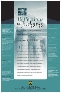 A Discussion Following the Release of the Blackmun Papers