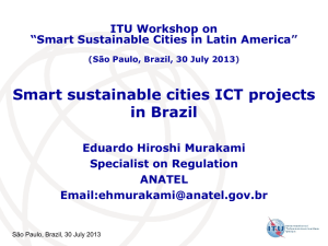 Smart sustainable cities ICT projects in Brazil