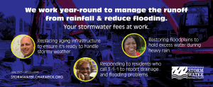 We work year-round to manage the runoff