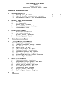 VVC Academic Senate Meeting