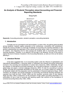 Proceedings of 9th Annual London Business Research Conference
