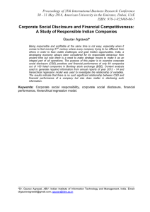 Proceedings of 35th International Business Research Conference