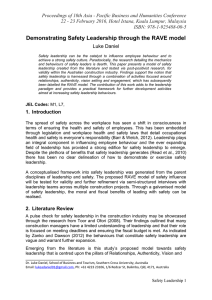 Proceedings of 10th Asia - Pacific Business and Humanities Conference