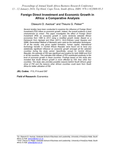 Proceedings of Annual South Africa Business Research Conference