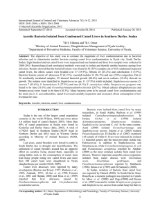 International Journal of Animal and Veterinary Advances 7(1): 8-12, 2015