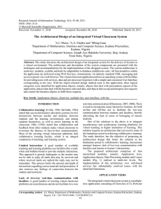 Research Journal of Information Technology 3(1): 43-48, 2011 ISSN: 2041-3114