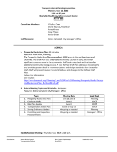 Transportation &amp; Planning Committee Monday, May 11, 2015 3:00 – 4:30 p.m.