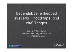 Dependable embedded systems: roadmaps and challenges