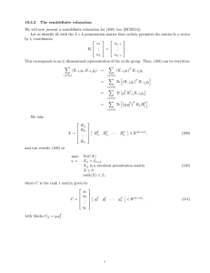 10.3.2 The semidefinite relaxation