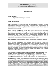 Mecklenburg County Common Code Defects Mechanical Code Defects