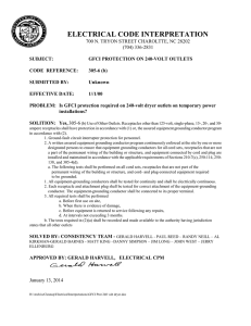 ELECTRICAL CODE INTERPRETATION