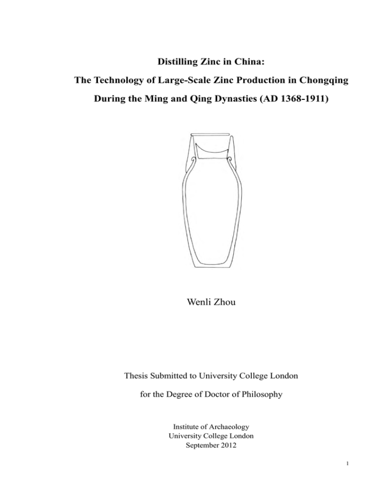 Distilling Zinc in China