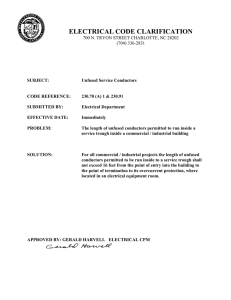 ELECTRICAL CODE CLARIFICATION