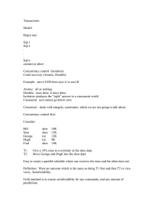 Transactions Model: Begin xact Sql-1