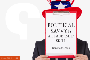 POLITICAL SAVV Y IS A LEADERSHIP