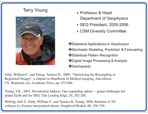 Terry Young Professor &amp; Head Department of Geophysics