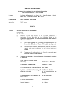 UNIVERSITY OF WARWICK  held on Wednesday 22