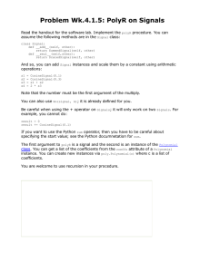 Problem Wk.4.1.5: PolyR on Signals