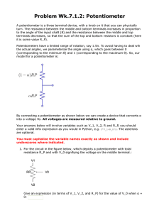 Problem Wk.7.1.2: Potentiometer