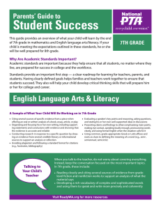 7th Grade Parent Guide: Math & English Success