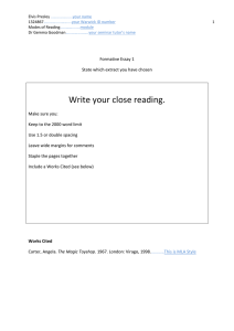 Write your close reading.