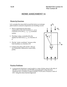 Stress Analysis Homework: Isotropic Plate & Aluminum Vessel