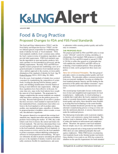Food &amp; Drug Practice