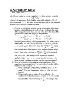 5.73 Problem Set 3 ( ) δ