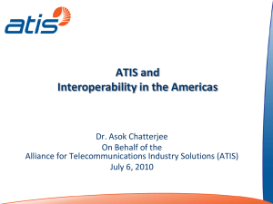 ATIS and Interoperability in the Americas