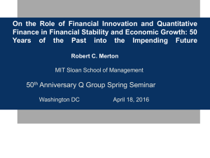 On  the  Role  of  Financial ... Finance in Financial Stability and Economic Growth: 50