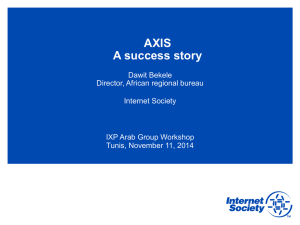 AXIS A success story