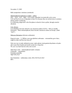 November 15, 2005  Bulk composition variations (continued)