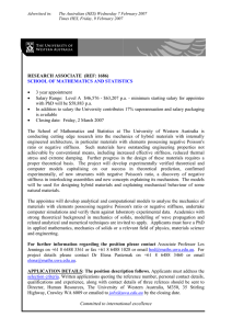 •  3 year appointment RESEARCH ASSOCIATE  (REF: 1686)