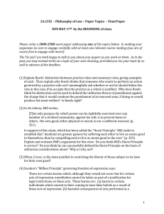 24.235J  –    Philosophy   ... DUE MAY 17