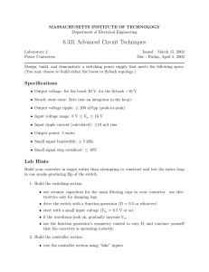 Power Converter Lab: Design & Build a Switching Supply