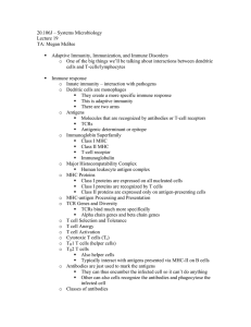20.106J – Systems Microbiology Lecture 19 TA: Megan McBee