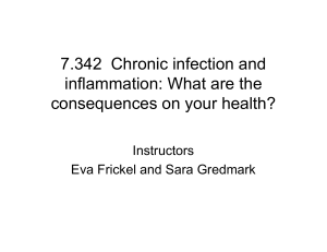 7.342 Chronic infection and inflammation: What are the consequences on your health? Instructors