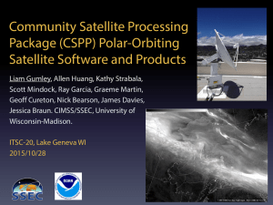 Community Satellite Processing Package (CSPP) Polar-Orbiting Satellite Software and Products