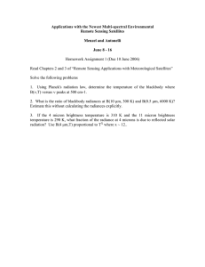 Applications with the Newest Multi-spectral Environmental Remote Sensing Satellites  Menzel and Antonelli