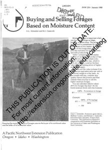 DATE. on Moisture Content Buying and Selling