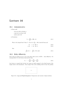 Lecture 16 16.1 Administrative 16.2